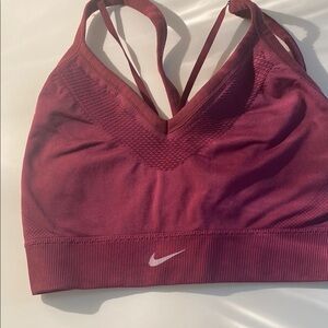 Nike Women's Burgundy Sports Bra